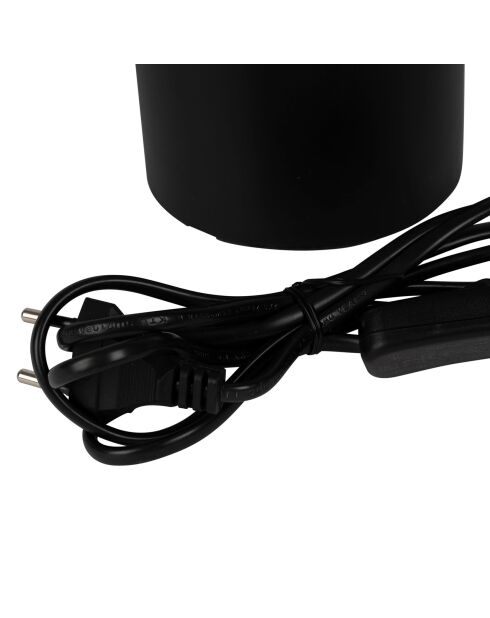Organische E27-Lampe 25 W Kabel 1,50 m schwarz - D10-20xH40,5 cm