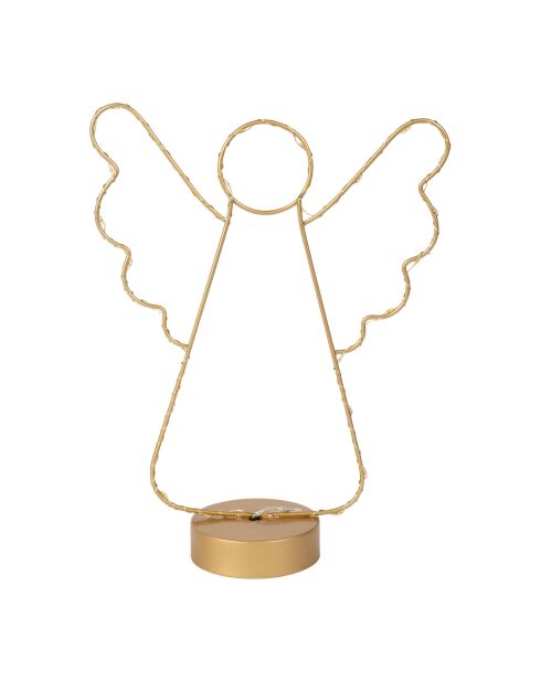 Déco 26 LED Ange 3xAAA dorée - 22x8xH27,5 cm