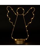 Deco 26 LED Engel 3xAAA gold - 22x8xH27,5 cm