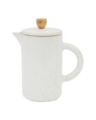 Cafetière à piston Nordika blanc moucheté - 1,1 L
