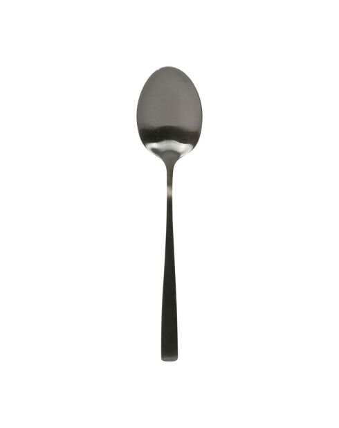 6 mattschwarze Ablis 18/0 Edelstahllöffel