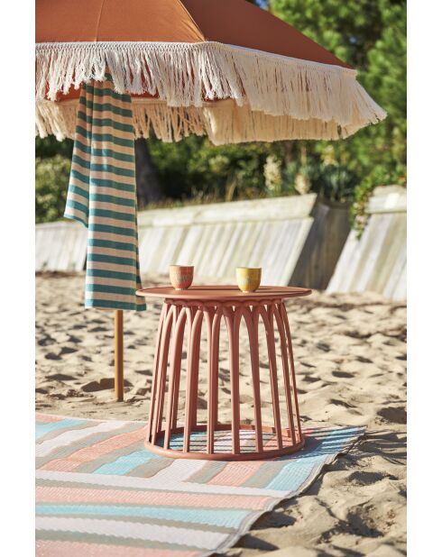 Tapis Palma beige/corail/turquoise - 180x120 cm