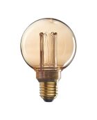 Ampoule LED globe Fusion E27 LED SMD ambre - D8xH12 cm