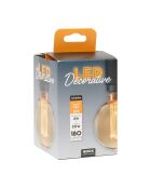 Ampoule LED globe Fusion E27 LED SMD ambre - D8xH12 cm