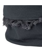 Panière à pain en coton lavé 180 g/m² Nalia gris foncé - D18xH15 cm