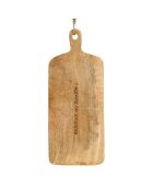 Planche à découper Cuisiner Famille naturelle - 16x39,5 cm