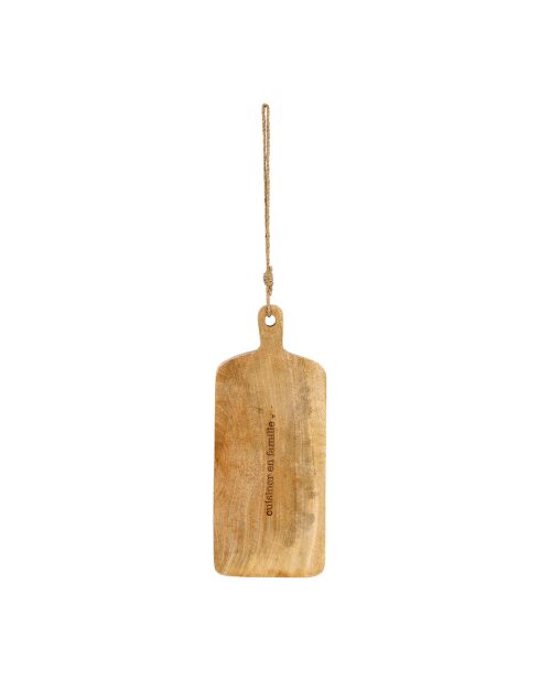 Planche à découper Cuisiner Famille naturelle - 16x39,5 cm