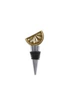 Bouchon de bouteille pastèque en aluminium BTE Sunny doré - 10,5x4,5 cm