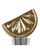 Bouchon de bouteille pastèque en aluminium BTE Sunny doré - 10,5x4,5 cm