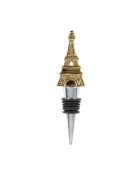Bouchon de bouteille en aluminium Tour Eiffel Sunny doré - D3x13,5 cm