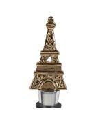 Bouchon de bouteille en aluminium Tour Eiffel Sunny doré - D3x13,5 cm