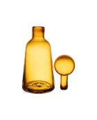 Vase avec bouchon Pop's ambre - D12xH32 cm