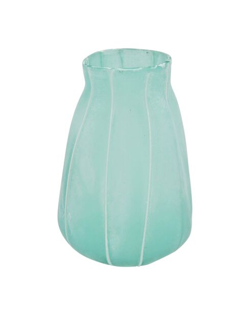 Vase Amarres turquoise - D19xH30,5 cm