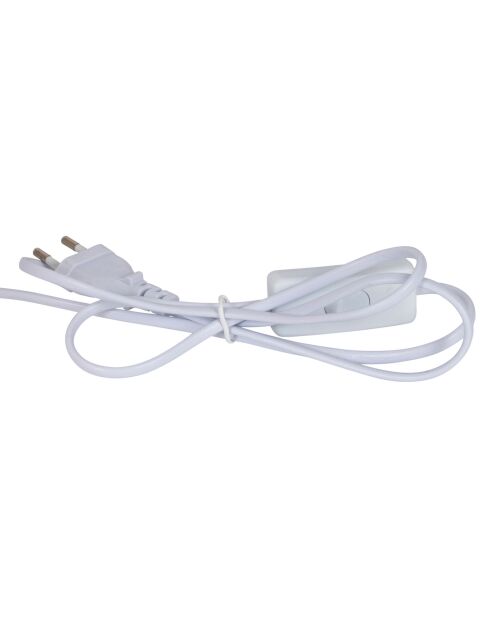 Cable de lámpara Greeka E27 de 1,40 m, color terracota/crudo, 15-35.5xH38 cm