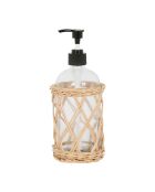 Distributeur de savon liquide Calisse naturel - D9xH18 cm