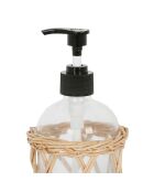 Distributeur de savon liquide Calisse naturel - D9xH18 cm