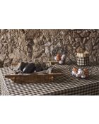 Panier poule Reserve noir - 25x14,5xH24 cm