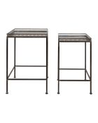2 tables d'appoint Mignonne bronze