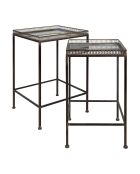 2 tables d'appoint Mignonne bronze