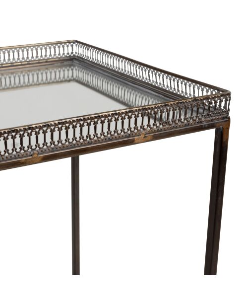 2 tables d'appoint Mignonne bronze