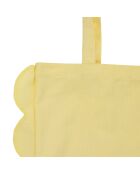 Sac tote bag en coton Romancero jaune - 47x47,5 cm
