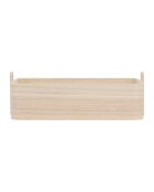 Boîte paulownia Anordi naturelle - 31x15xH10 cm