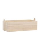 Boîte paulownia Anordi naturelle - 31x15xH10 cm