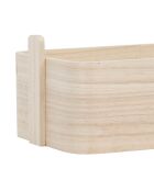 Boîte paulownia Anordi naturelle - 31x15xH10 cm