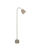 Cable de lámpara de pie Courba E27, 2 m, beige/taupe, 43 x 18 x 149,5 cm