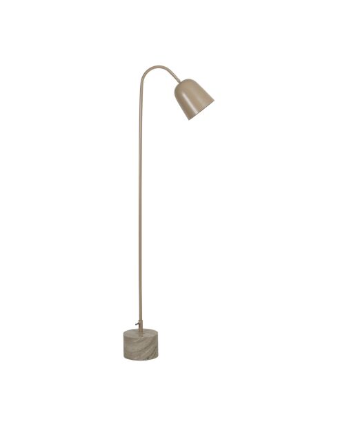 Cable de lámpara de pie Courba E27, 2 m, beige/taupe, 43 x 18 x 149,5 cm