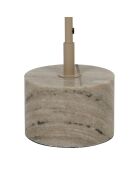 Cable de lámpara de pie Courba E27, 2 m, beige/taupe, 43 x 18 x 149,5 cm