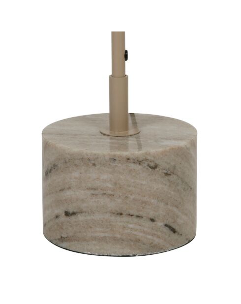 Cable de lámpara de pie Courba E27, 2 m, beige/taupe, 43 x 18 x 149,5 cm