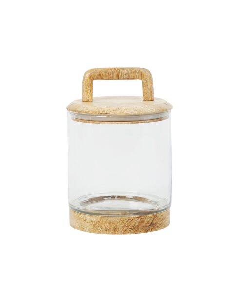 Bocal avec couvercle Chez Gaston naturel - 1,25 L