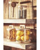 Bocal avec couvercle Chez Gaston naturel - 1,25 L
