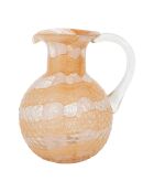 Vase pichet Bordemer corail - 23x20xH28 cm