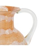 Vase pichet Bordemer corail - 23x20xH28 cm
