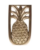 BTE Sunny gouden flesopener met ananas - 13x5 cm