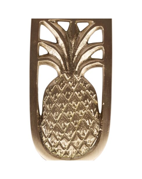 BTE Sunny goldener Ananas-Flaschenöffner - 13x5 cm