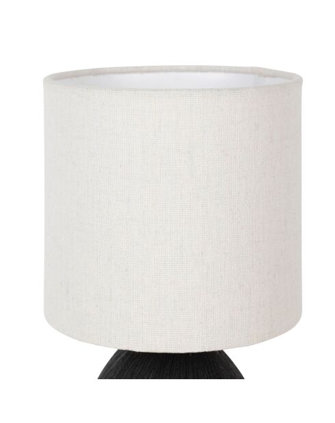 Cable de lámpara Minimal E14 de 1,70 m negro/crudo - D14xH26 cm