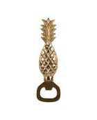 BTE Sunny Ananas-Flaschenöffner aus goldfarbenem Aluminium - 4x15 cm