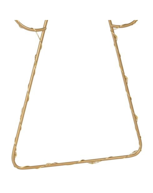 Decorazione da appendere 25 LED Angel 3xAA oro - 25x26 cm