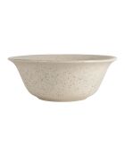 Jeanne weiß gesprenkelte Salatschüssel - D26xh10 cm