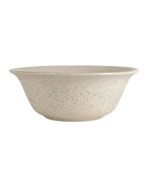 Saladier Jeanne blanc moucheté - D26xH10 cm