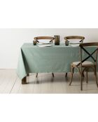 2 serviettes en coton 175 g/m² Nalia vert d'eau - 35x35 cm