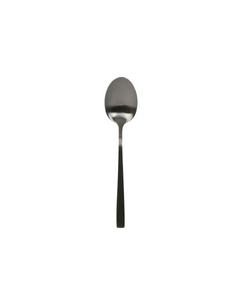 6 cucharas de café Ablis de acero inoxidable 18/0 negro mate
