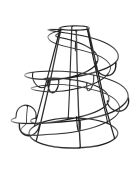Distributeur d'œufs Tradition noir - D27xH24 cm
