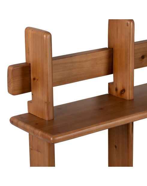 Étagère murale 3 niveaux en sapin Tradition naturelle - 59x78x17 cm