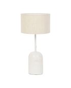 Organische E27-Lampe 25 W Kabel 1,50 m weiß - D10-20xH40,5 cm