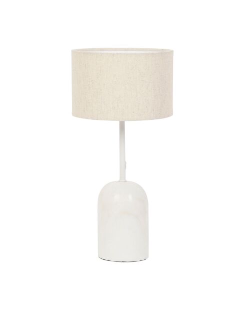 Organische E27-Lampe 25 W Kabel 1,50 m weiß - D10-20xH40,5 cm