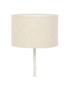 Organische E27-Lampe 25 W Kabel 1,50 m weiß - D10-20xH40,5 cm